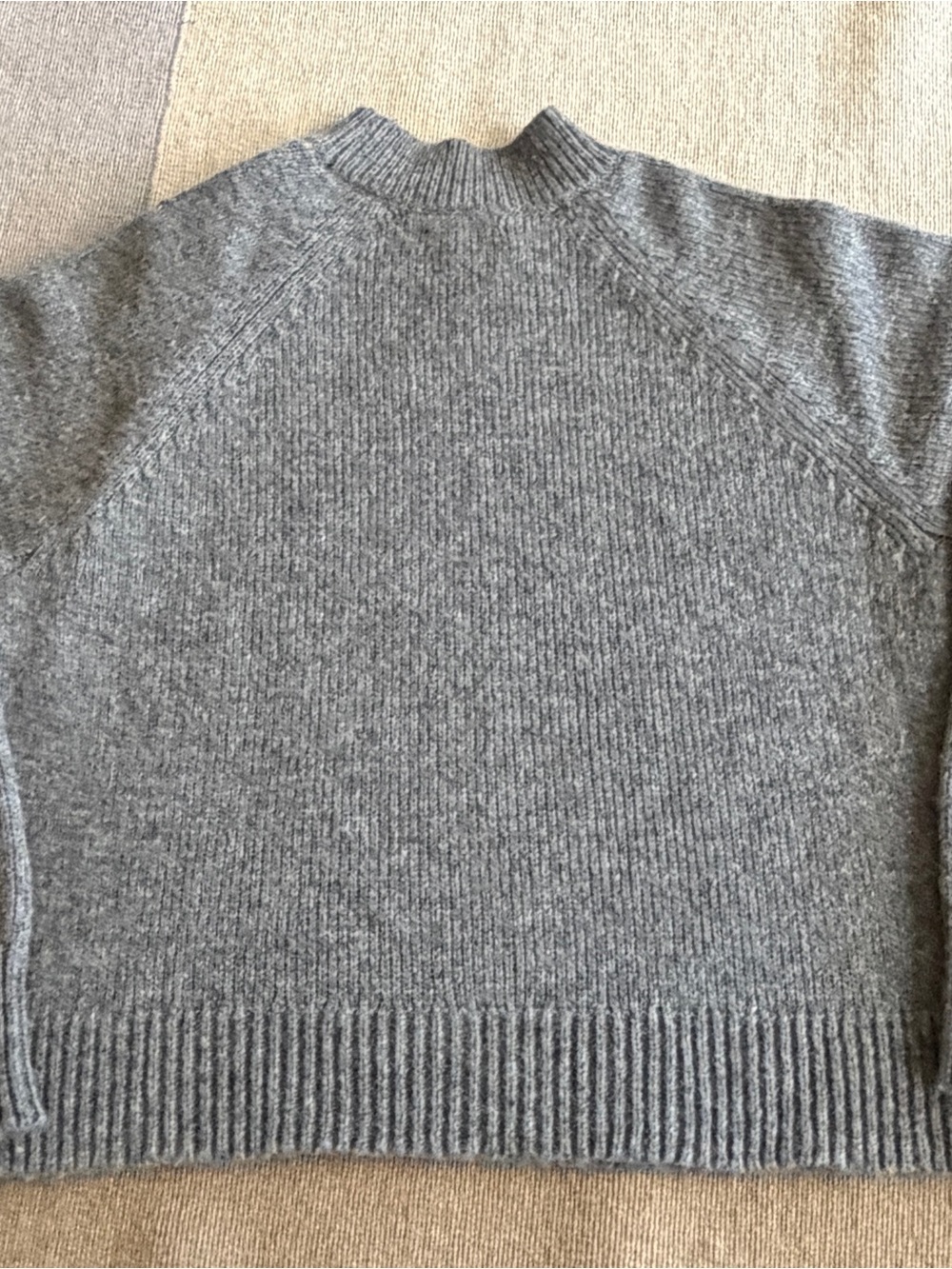 Anine Bing Kendrick Sweater University Paris In Charcoal Wool Cashmere Size S - Picture 5 of 9
